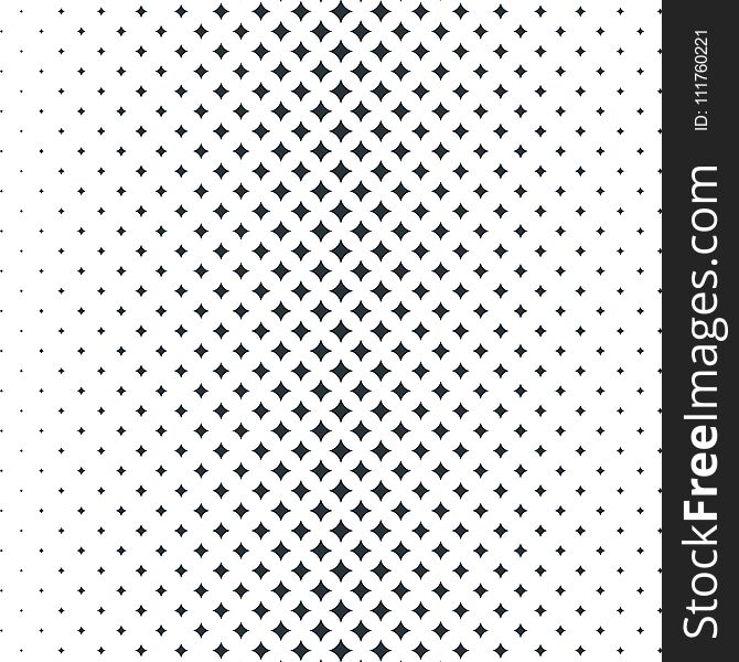 Halftone abstract black background. Flat vector cartoon illustration. Objects isolated on white background.