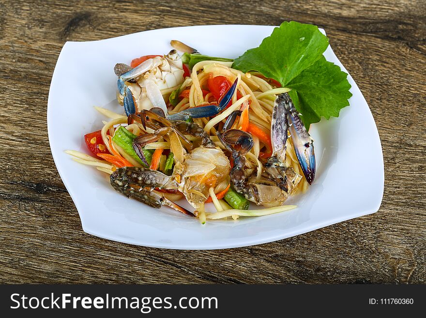 Thai Spice Crab Salad