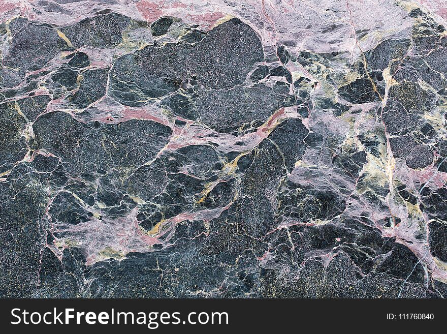 Gray Marble Pattern Gold Russia For Background And Design.