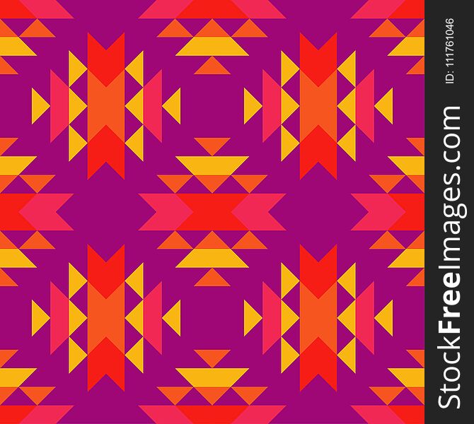 Ethnic boho seamless pattern. Tribal pattern. Folk motif. Textile rapport.