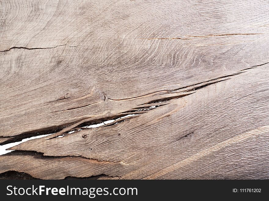 Cracked wood on white. High resolution photo.