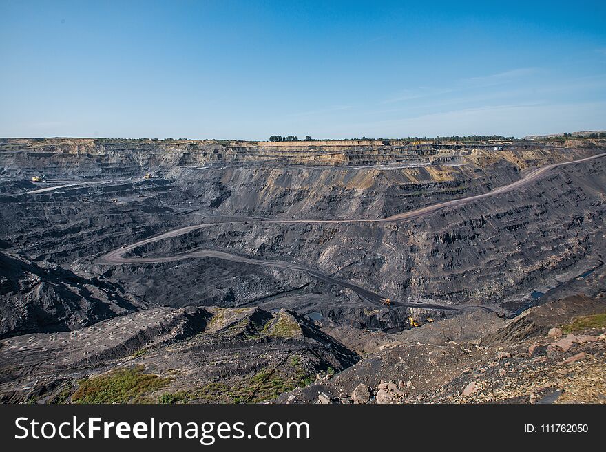 Territory of coal mining