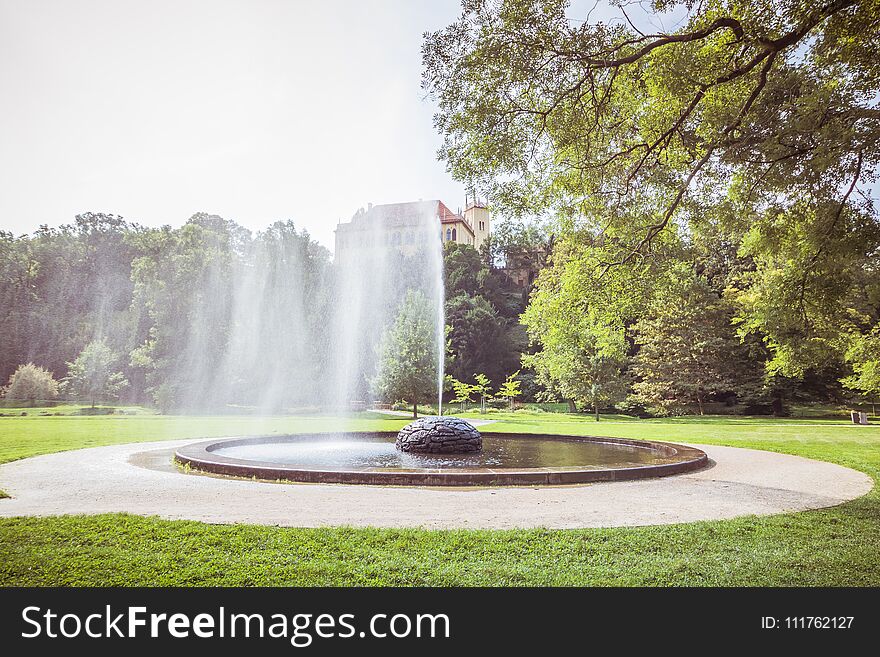 Royal Park Stromovka Královská Obora Stromovka in Prague, Czech Republic