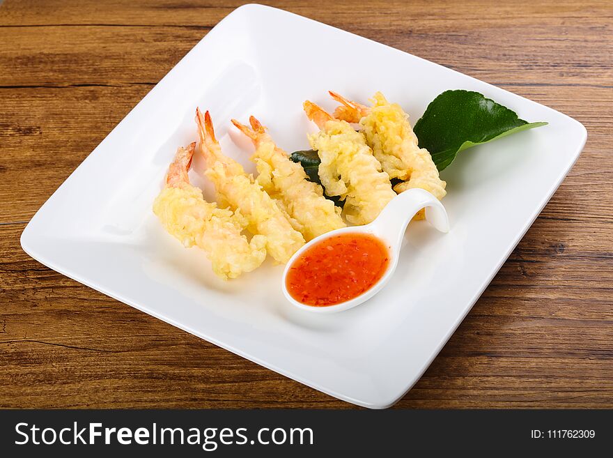 Prawn tempura