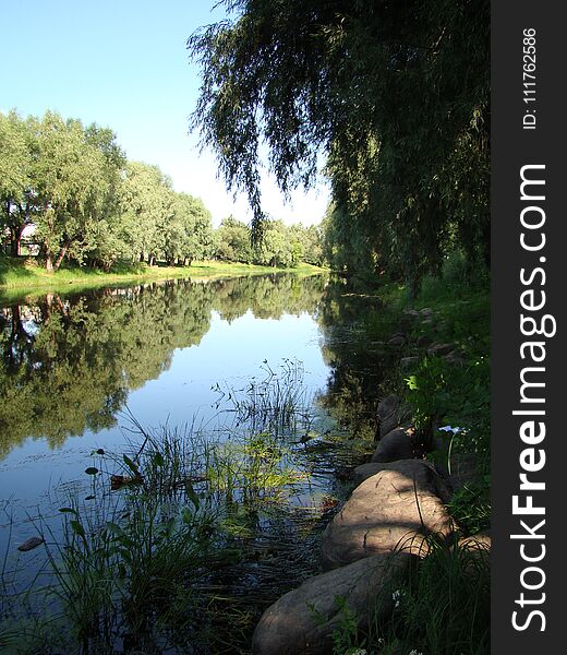 Embankment in the private sector of Staraya Russa