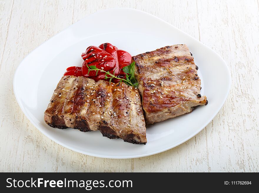 Grilled Pork Ribs