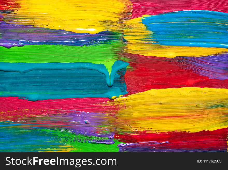 Abstract Art Background. Hand Painted.