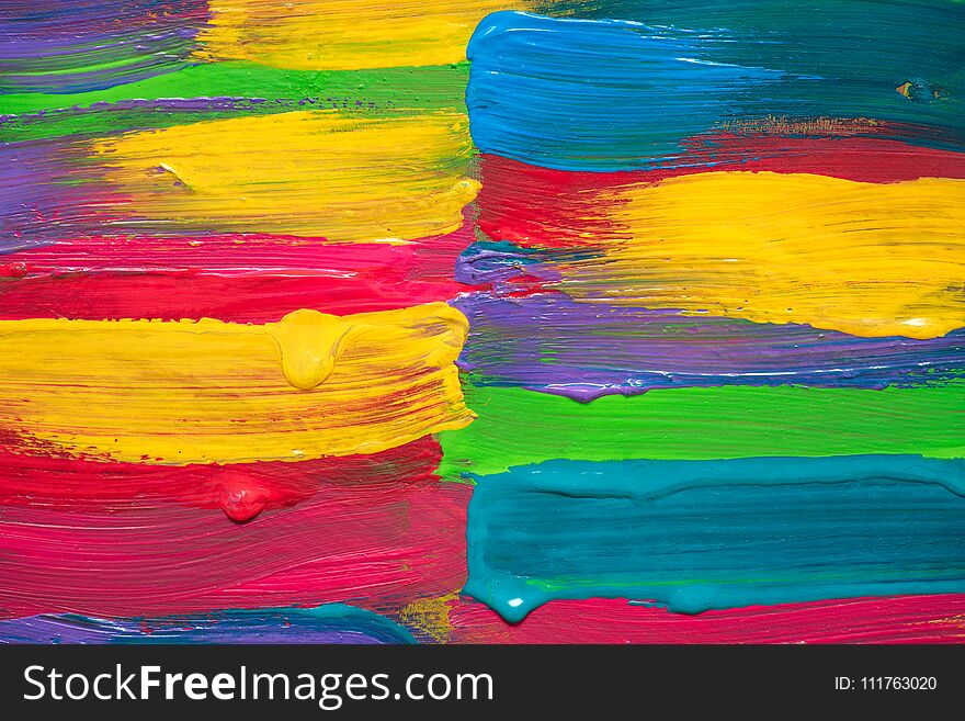 Abstract Art Background. Hand Painted.