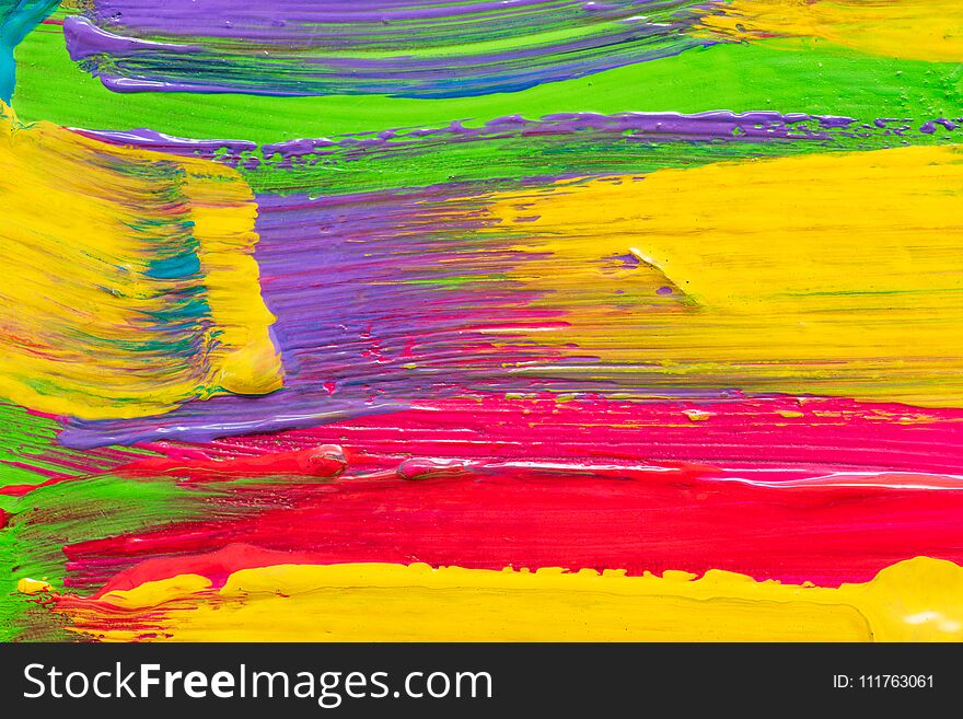 Abstract Art Background. Hand Painted.