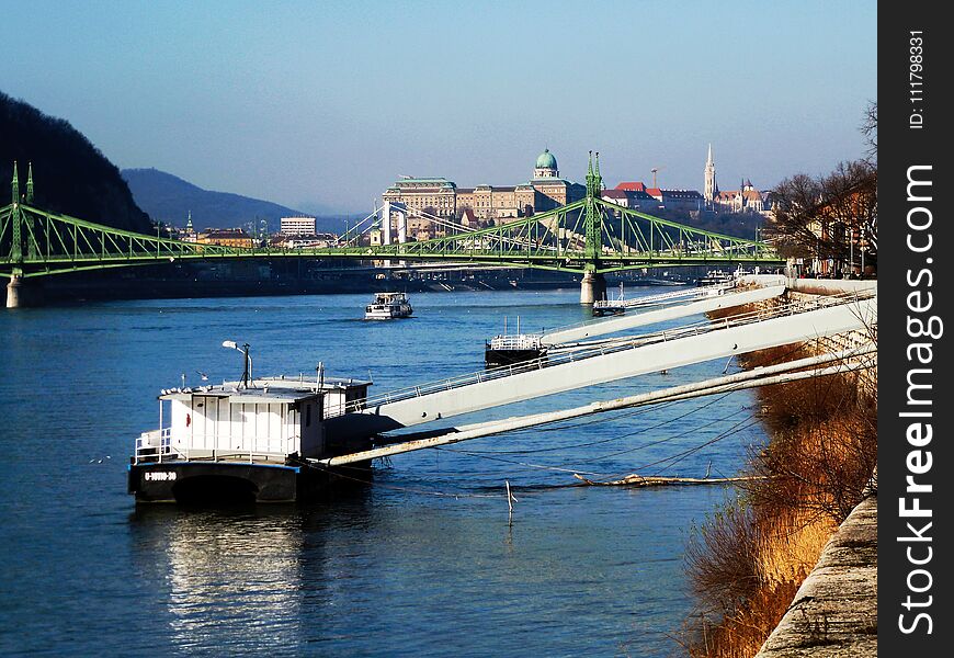 Panorama of Budapest with Bridges, the Danube and the Castle