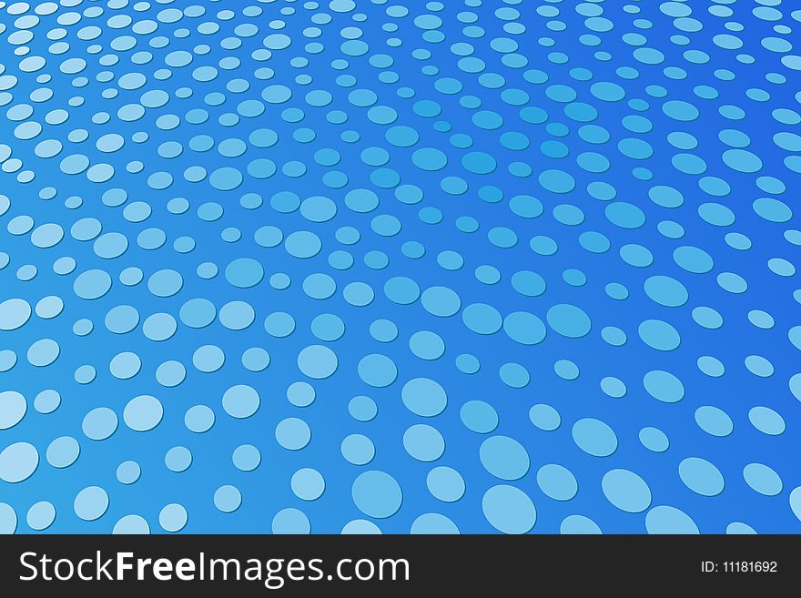 Vector illustration of Blue Spot Pattern