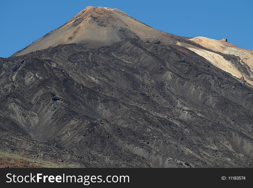 Pico del Teide on teneriffa island