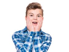 Emotional Portrait Of Teen Boy Royalty Free Stock Photo Emotional Portrait Of Teen Boy Royalty Free Stock Photo
