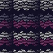Free Seamless Geometric Pattern. Zigzag Pattern. Scribble Texture. Stock Photos - 111827963