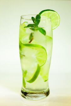 Cold Drink Mojito Lime And Mint With Ice Royalty Free Stock Image Cold Drink Mojito Lime And Mint With Ice Royalty Free Stock Image