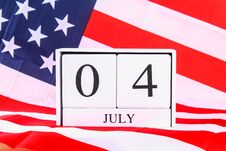 United States Of America USA Flag For 4th Of July Royalty Free Stock Photography