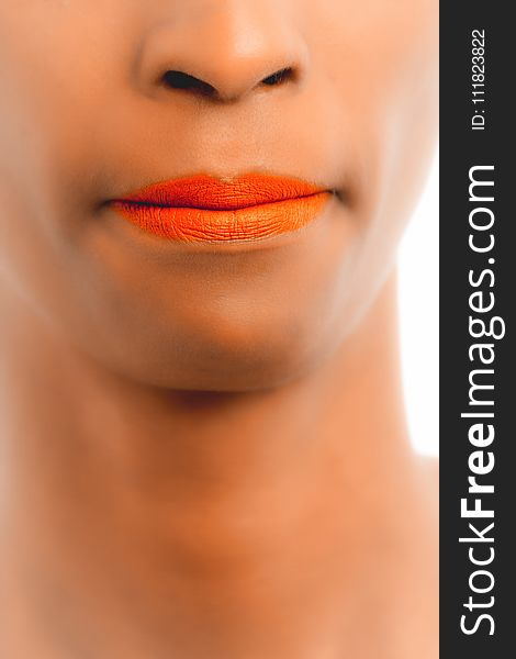 Person Orange Lips