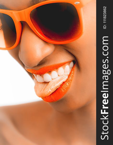 Women&#x27;s Orange Sunglasses