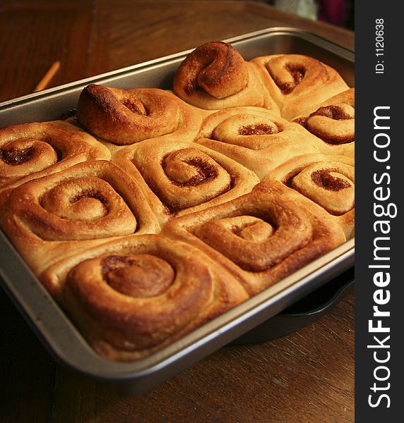 Cinnamon Rolls fresh out of the oven. Cinnamon Rolls fresh out of the oven