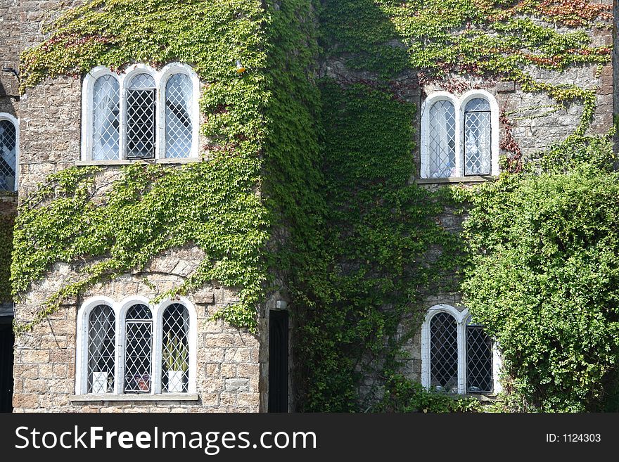 Close up ofThe Dering Arms. One of the Haunted Pubs of Pluckley - The most haunted village in England. Can you see the ghost at the window?. Close up ofThe Dering Arms. One of the Haunted Pubs of Pluckley - The most haunted village in England. Can you see the ghost at the window?