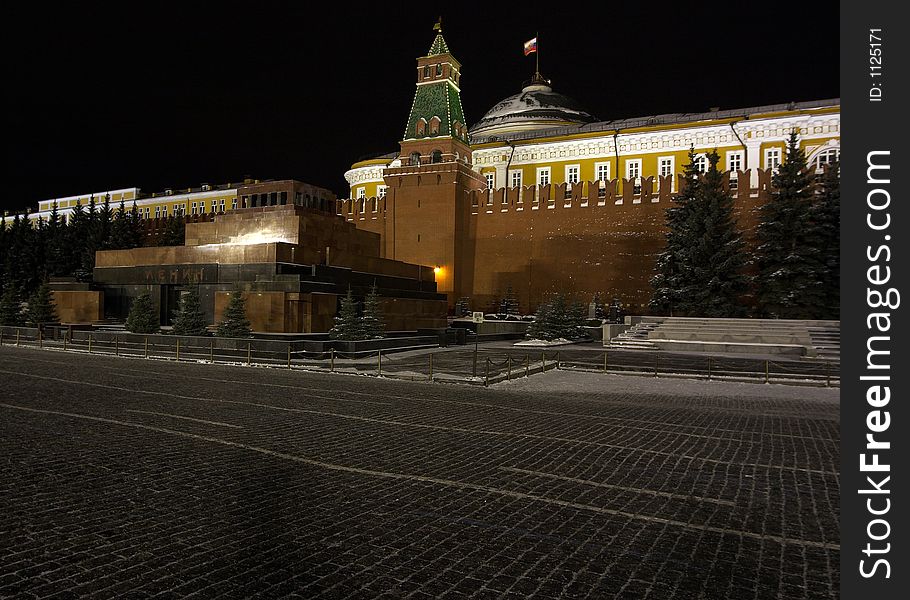 Red Square in Moscow. The Kremlin.