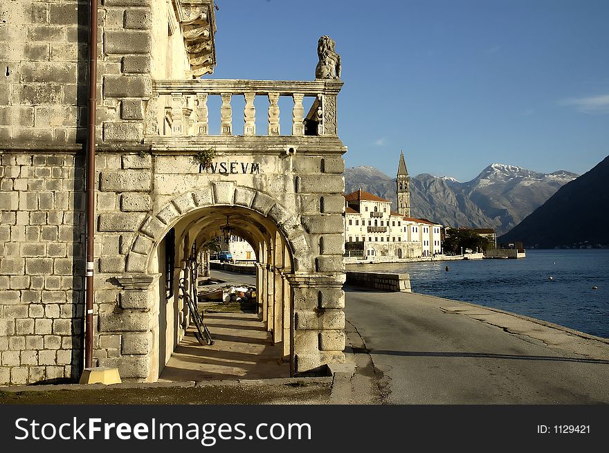 Old town in montenegro