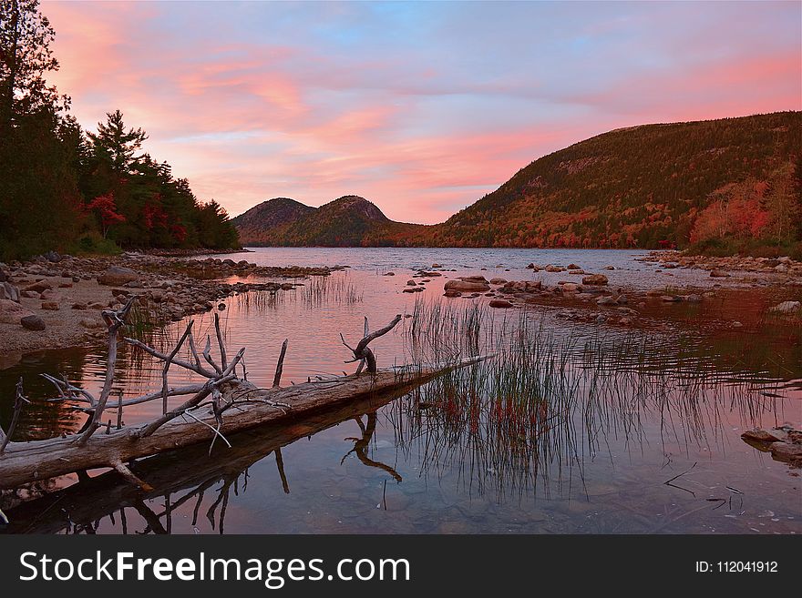 Reflection, Loch, Nature, Water