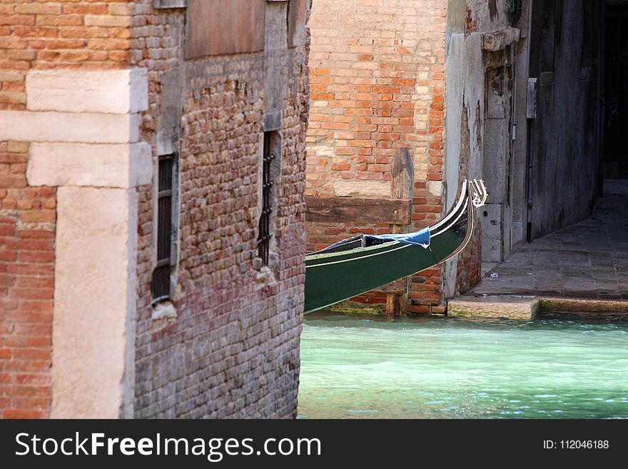 Waterway, Water, Gondola, Wood