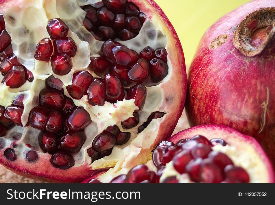 Fruit, Pomegranate, Food, Natural Foods