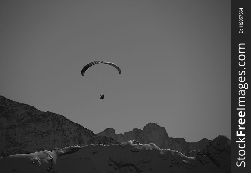 Air Sports, White, Black, Paragliding
