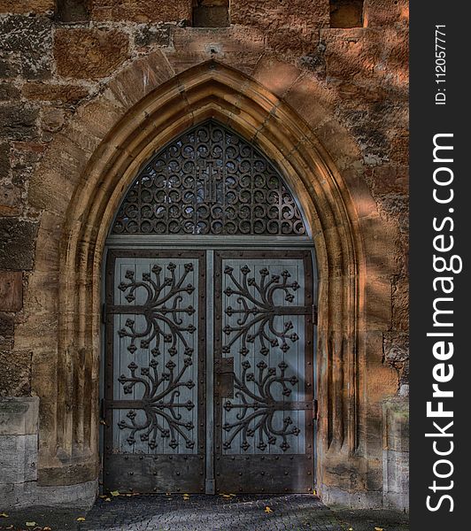 Arch, Medieval Architecture, Wall, Iron