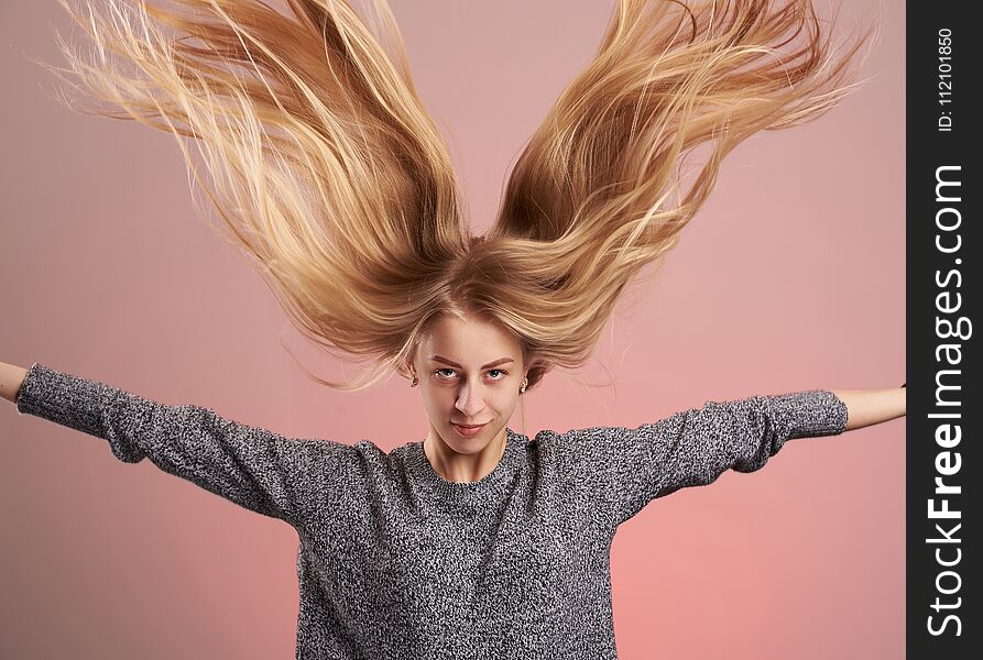 Young Woman With Hair Up