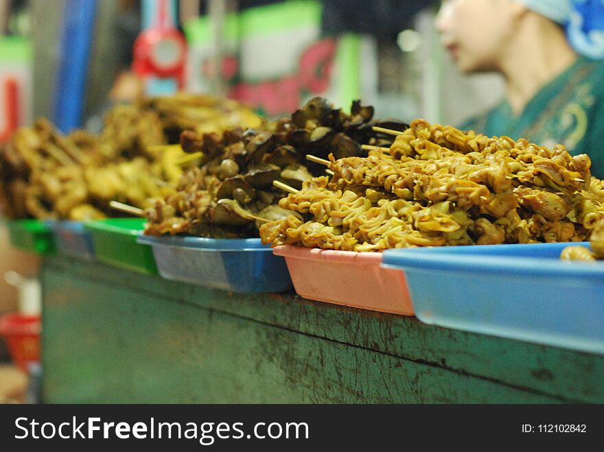 Delicious traditional food in Indonesia