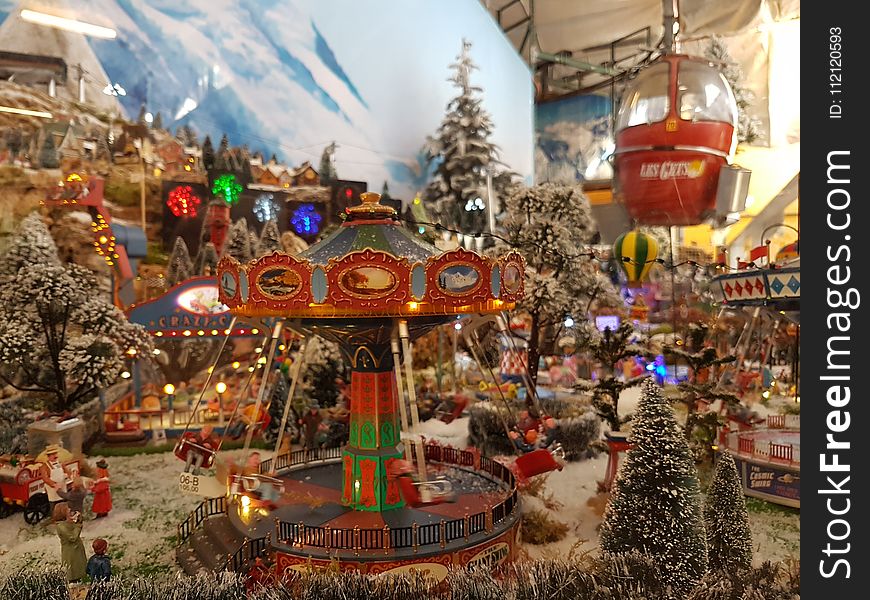 Tourist Attraction, Christmas Decoration, Amusement Park, Christmas