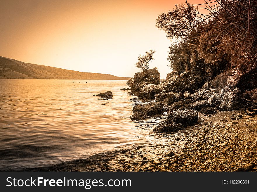 Body Of Water, Sky, Shore, Water