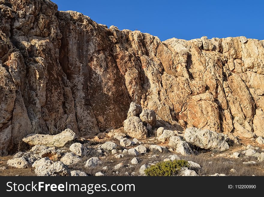 Rock, Badlands, Bedrock, Outcrop