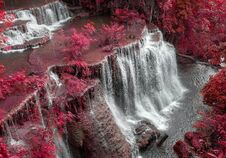 Mae Khamin Waterfall. Royalty Free Stock Photos
