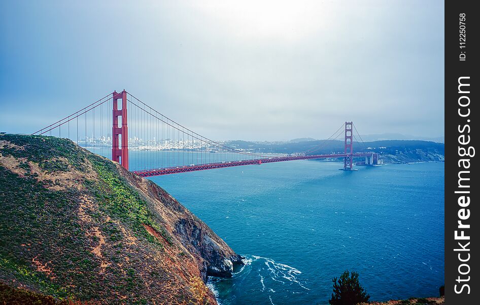 Golden Gate Bridge In San Francisco