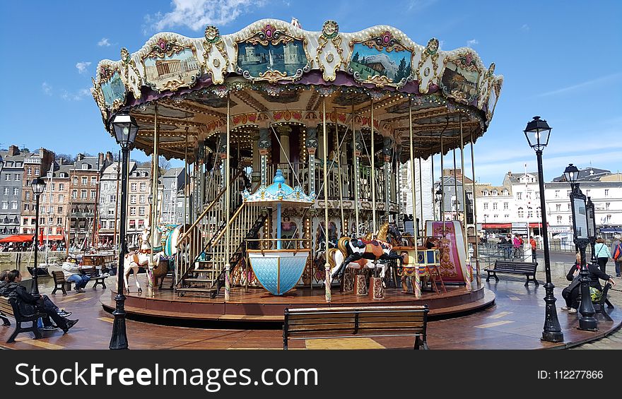 Amusement Ride, Amusement Park, Carousel, Tourist Attraction