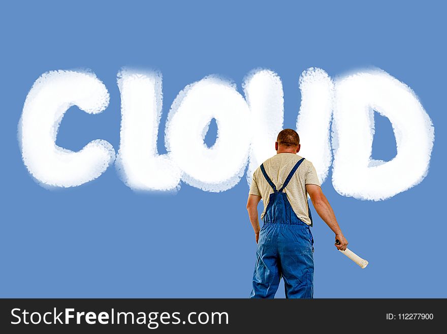 Blue, Sky, Text, Cloud