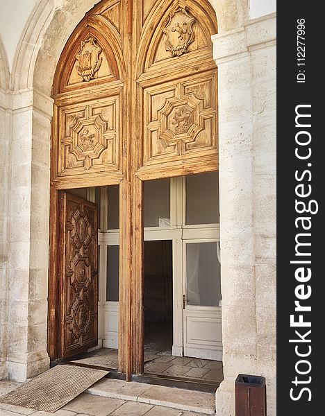 Arch, Door, Carving, Place Of Worship