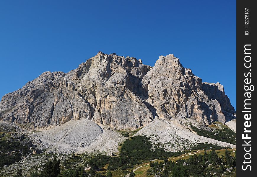 Mountainous Landforms, Mountain, Mountain Range, Sky