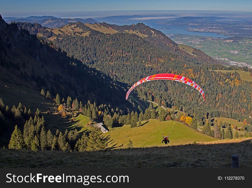 Paragliding, Air Sports, Ridge, Mountain Range