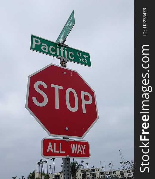 Street Sign, Signage, Sign, Stop Sign