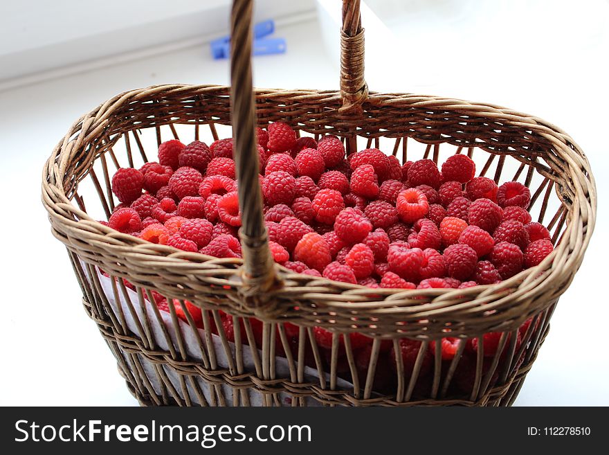 Fruit, Berry, Raspberry, Produce