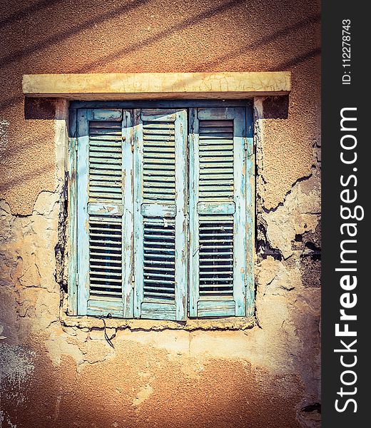 Window, Wall, House, Square