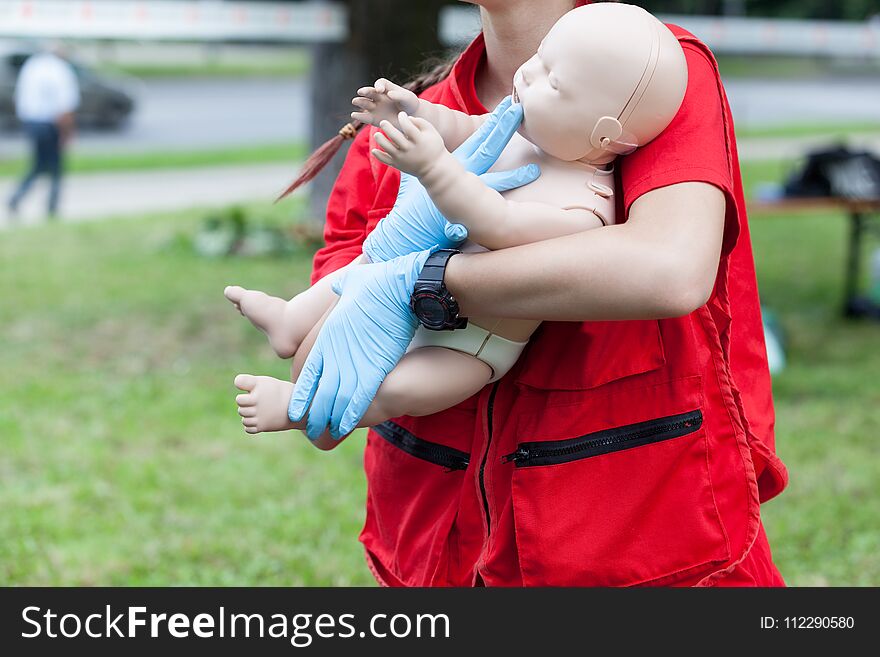 Baby or child first aid and CPR