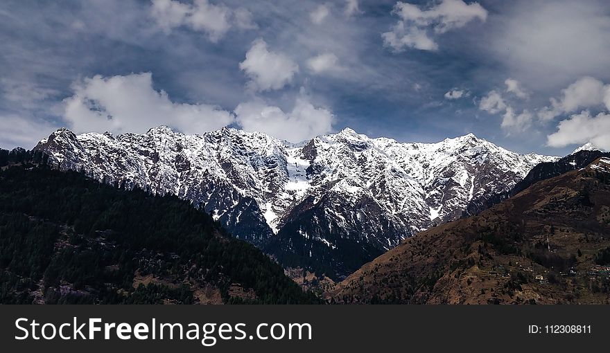 Mountain During Winter