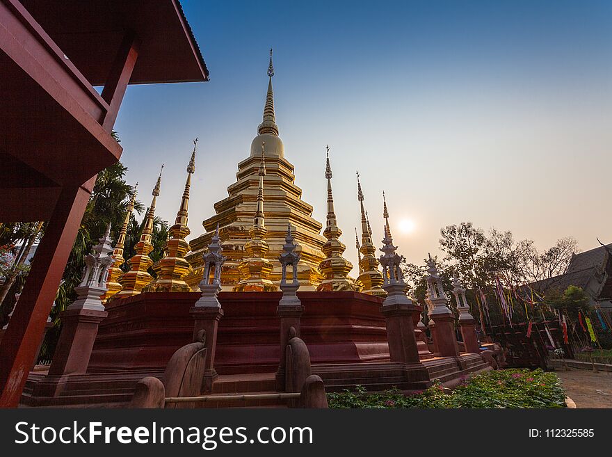 Chedi Luang Temple Of The Great Stupa