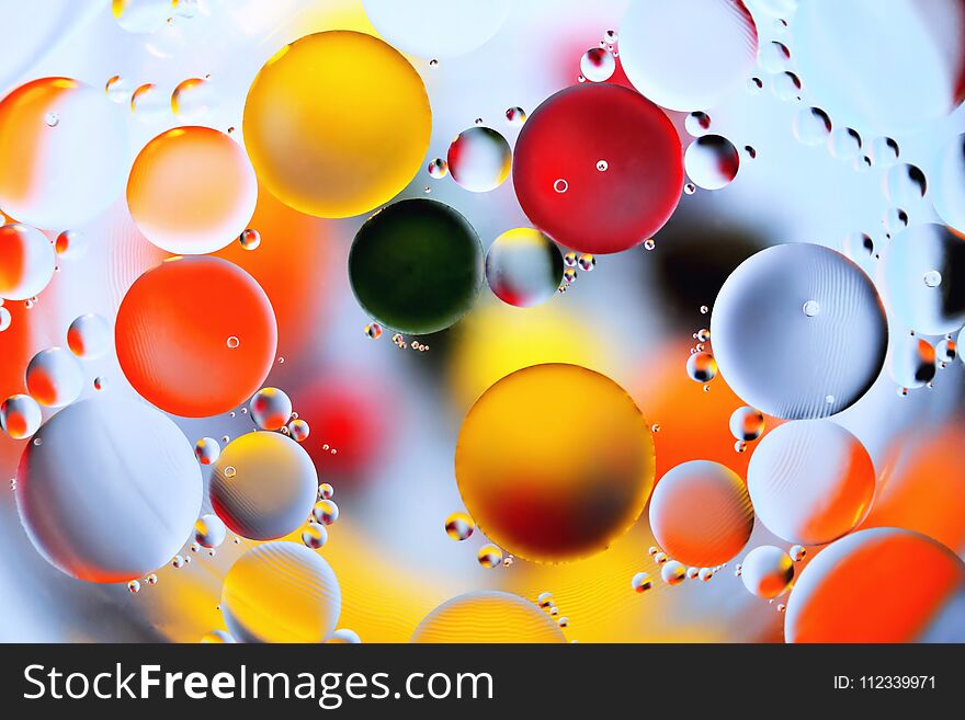 Background, Multicolored Balls, Blur, Texture,